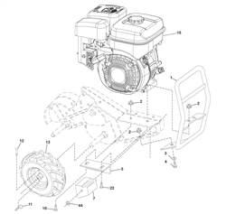 tr430 husqvarna-cultivators--rotavators part diagram