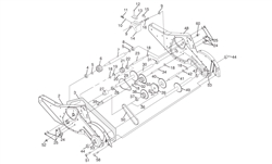 tr430 husqvarna-cultivators--rotavators part diagram
