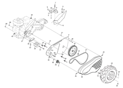 tr430 husqvarna-cultivators--rotavators part diagram