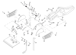 tr460-dual husqvarna-cultivators--rotavators part diagram