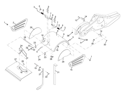 tr460-dual husqvarna-cultivators--rotavators part diagram