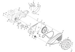 tr460-dual husqvarna-cultivators--rotavators part diagram