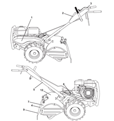 tr460-dual husqvarna-cultivators--rotavators part diagram