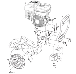 tr530 husqvarna-cultivators--rotavators part diagram