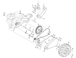 tr530 husqvarna-cultivators--rotavators part diagram