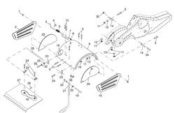 tr530 husqvarna-cultivators--rotavators part diagram
