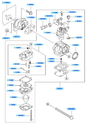 kbh26a cow-handle-brushcutters part diagram