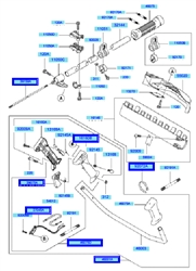 kbh26a cow-handle-brushcutters part diagram