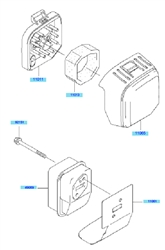 kbh27a cow-handle-brushcutters part diagram