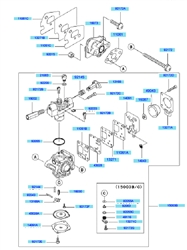 kbh27a cow-handle-brushcutters part diagram
