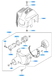 kbh27a cow-handle-brushcutters part diagram