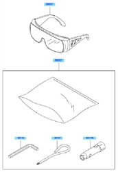 kbh27a cow-handle-brushcutters part diagram