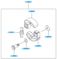 kbh27a cow-handle-brushcutters part diagram