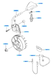 kbh27a cow-handle-brushcutters part diagram