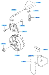kbh27a cow-handle-brushcutters part diagram