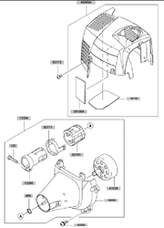 kbh27b cow-handle-brushcutters part diagram