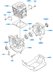 kbh27b cow-handle-brushcutters part diagram