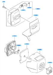 kbh27b cow-handle-brushcutters part diagram