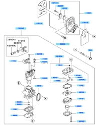 kbh27b cow-handle-brushcutters part diagram
