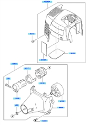 kbh27b cow-handle-brushcutters part diagram