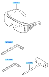 kbh27b cow-handle-brushcutters part diagram
