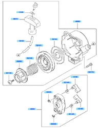 kbh34a cow-handle-brushcutters part diagram