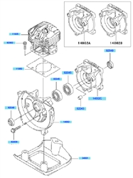 kbh34a cow-handle-brushcutters part diagram