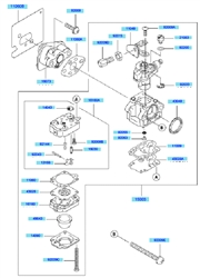 kbh34a cow-handle-brushcutters part diagram