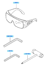 kbh34a cow-handle-brushcutters part diagram