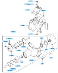kbh34a cow-handle-brushcutters part diagram