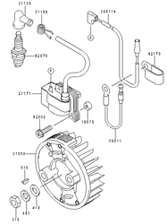 kbh34a cow-handle-brushcutters part diagram