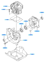 kbh34a cow-handle-brushcutters part diagram
