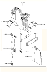 kbh34a cow-handle-brushcutters part diagram