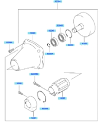 kbh34a cow-handle-brushcutters part diagram