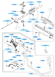 kbh34a cow-handle-brushcutters part diagram