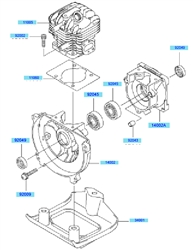 kbh34a cow-handle-brushcutters part diagram
