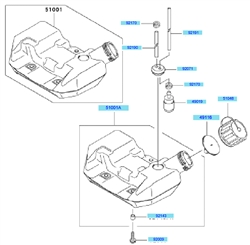 kbh34a cow-handle-brushcutters part diagram