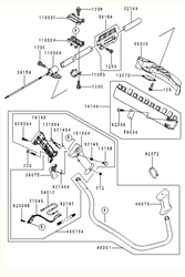kbh34a cow-handle-brushcutters part diagram