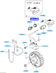 kbh35a cow-handle-brushcutters part diagram