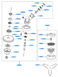 kbh35b cow-handle-brushcutters part diagram