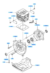kbh35b cow-handle-brushcutters part diagram