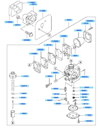 kbh43a cow-handle-brushcutters part diagram