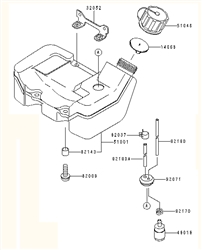 kbh43a cow-handle-brushcutters part diagram