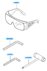 kbh43a cow-handle-brushcutters part diagram