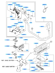 kbh43a cow-handle-brushcutters part diagram