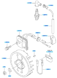 kbh43a cow-handle-brushcutters part diagram