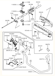kbh43a cow-handle-brushcutters part diagram