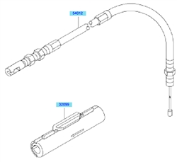 kbh43a cow-handle-brushcutters part diagram