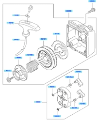 kbh43a cow-handle-brushcutters part diagram