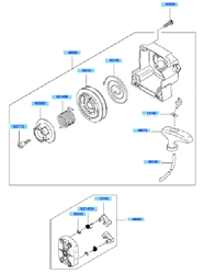 kbh45a cow-handle-brushcutters part diagram